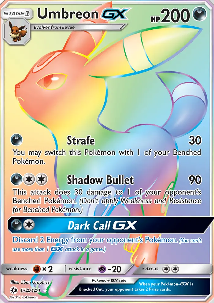 Umbreon GX card