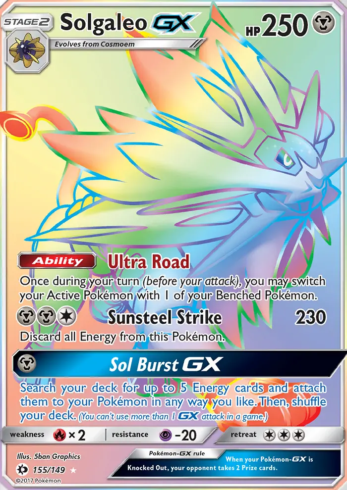Solgaleo GX card