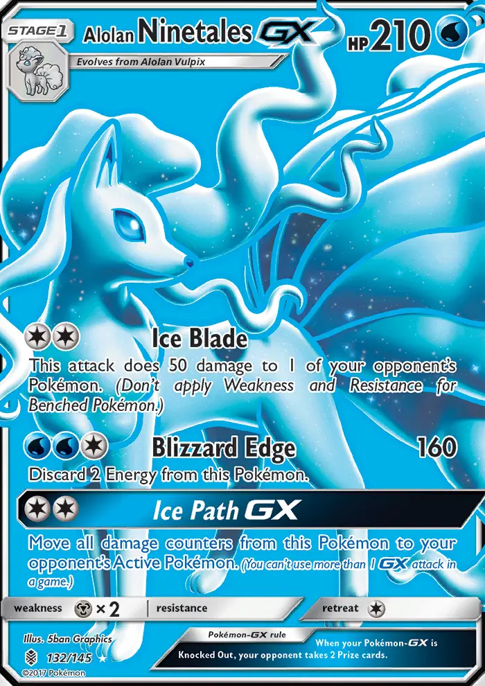 Alolan Ninetales GX card