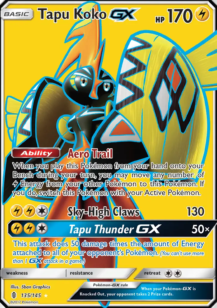 Tapu Koko GX card