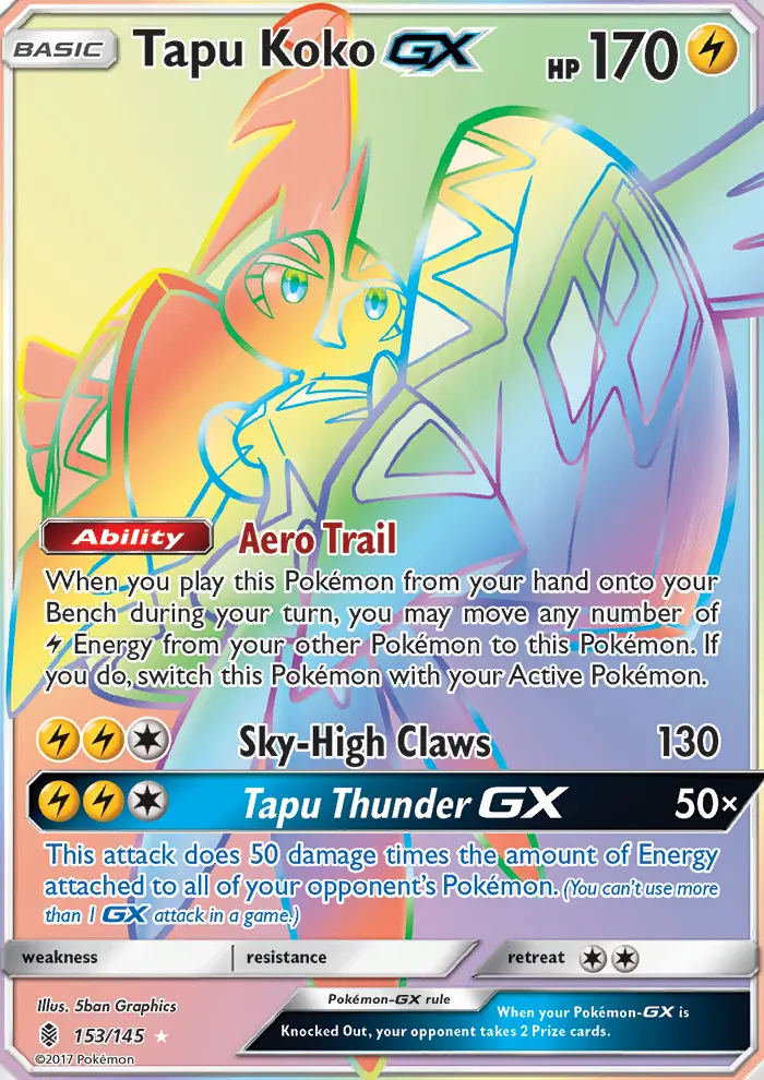 Tapu Koko GX card