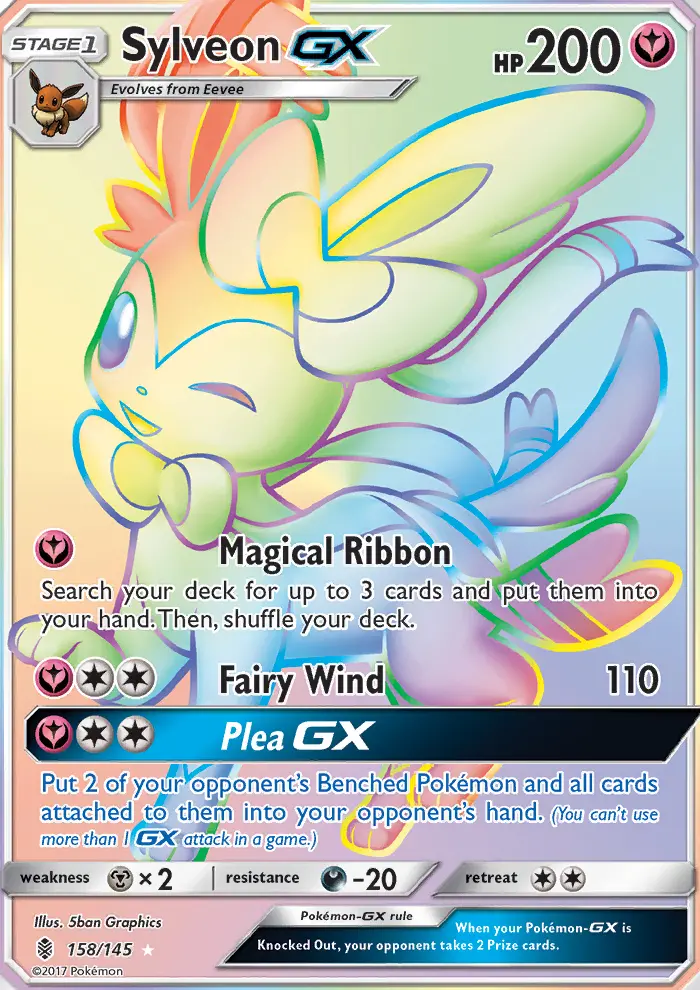 Sylveon GX card
