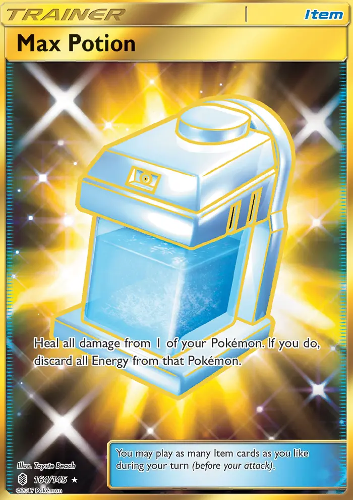 Max Potion card