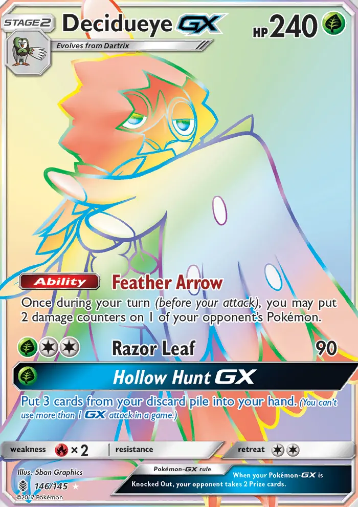 Decidueye GX card