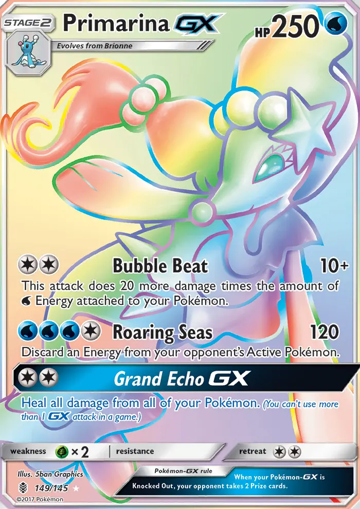 Primarina GX card