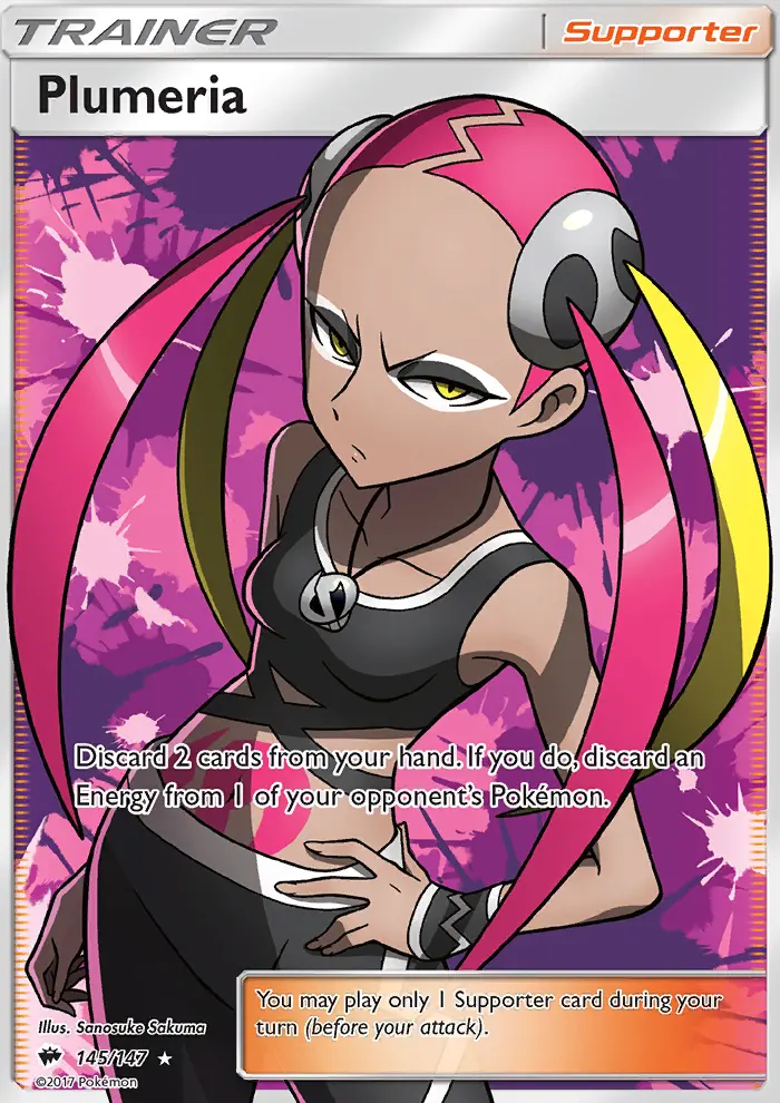 Plumeria card