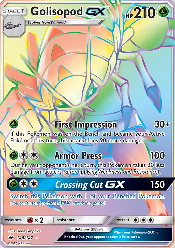 Golisopod GX card