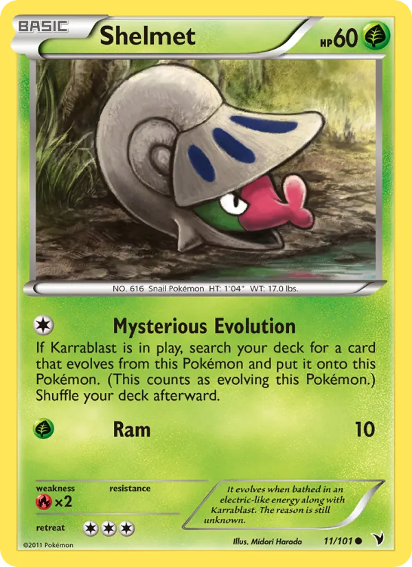 Shelmet card