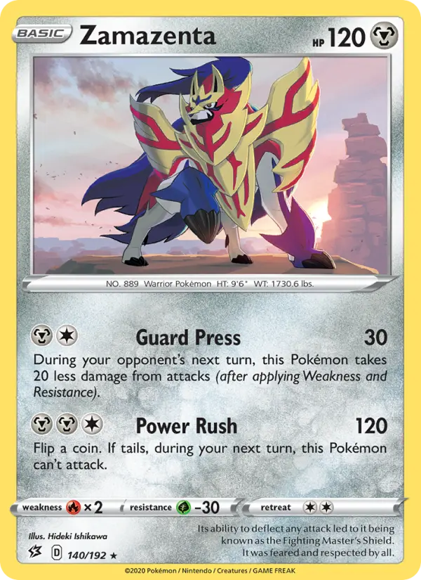 Zamazenta card