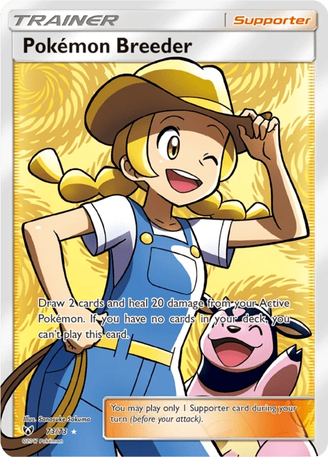Pokémon Breeder card
