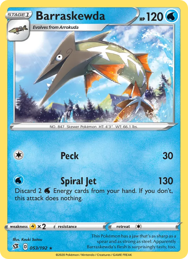 Barraskewda card