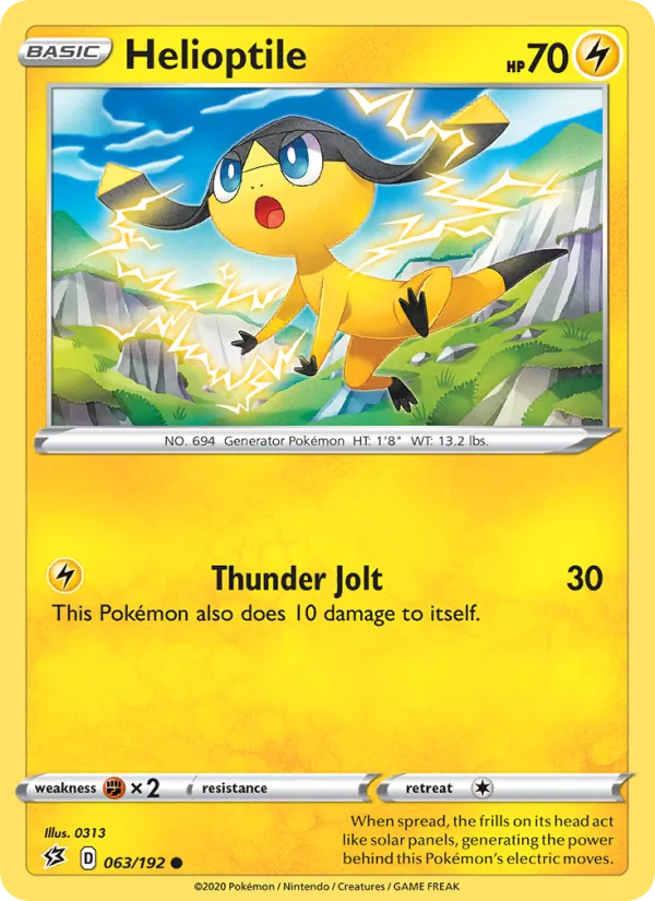 Helioptile card