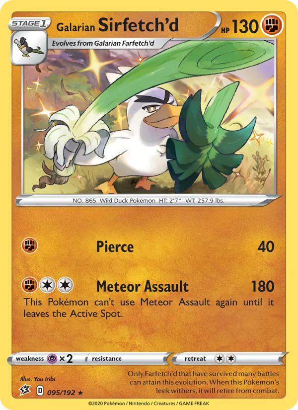Galarian Sirfetch'd card