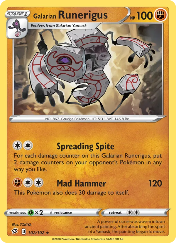 Galarian Runerigus card