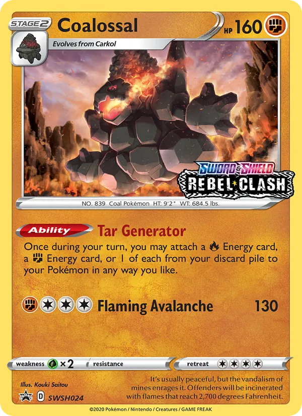 Coalossal card