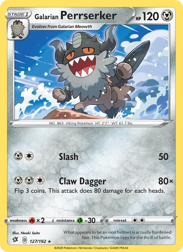 Galarian Perrserker card