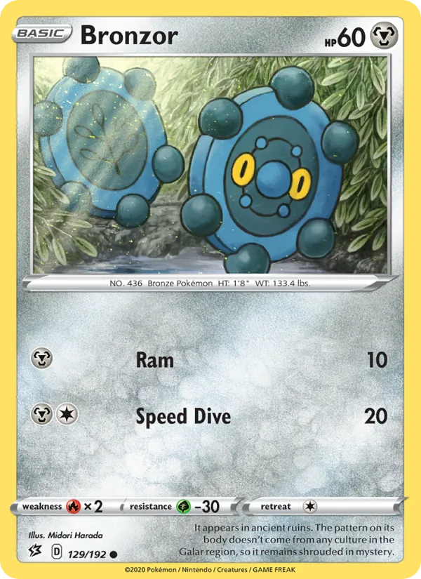 Bronzor card