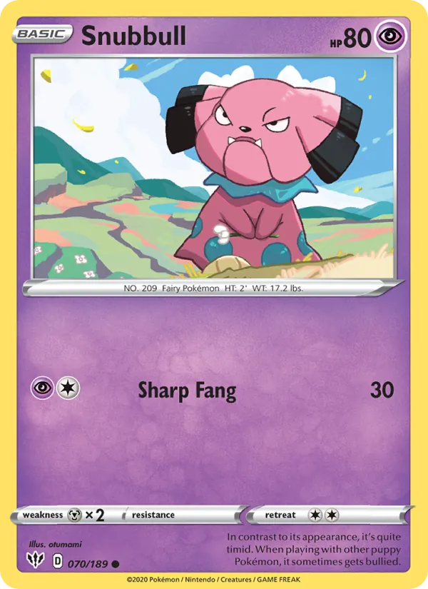 Snubbull card