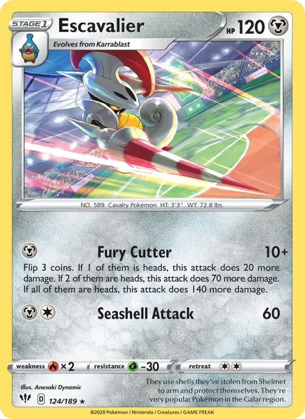 Escavalier card