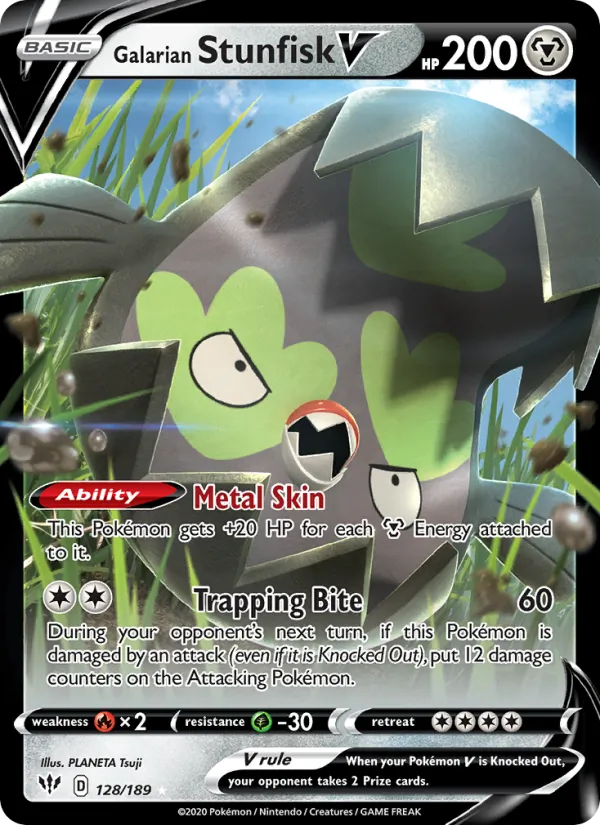Galarian Stunfisk V card