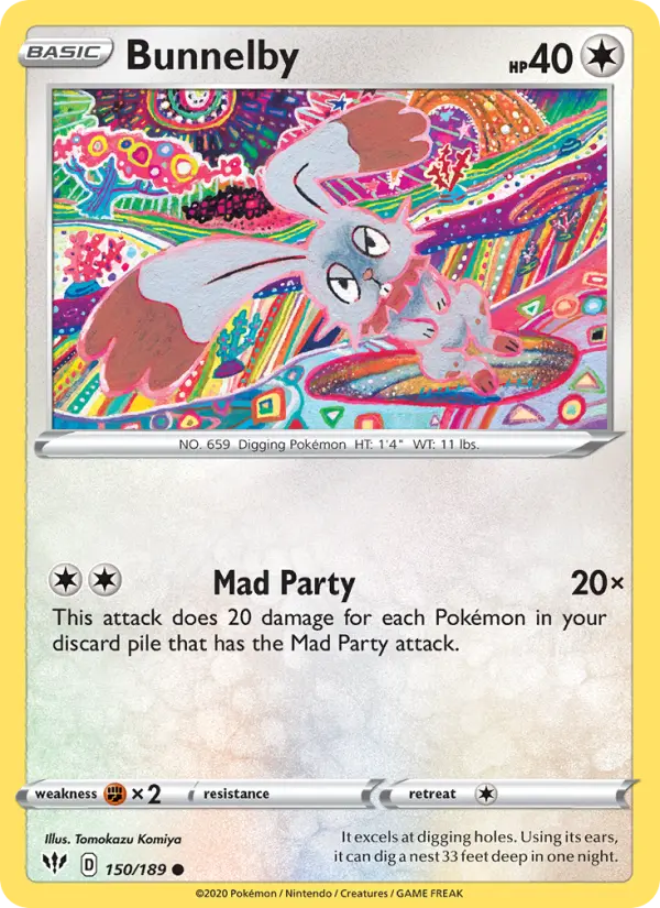 Bunnelby card