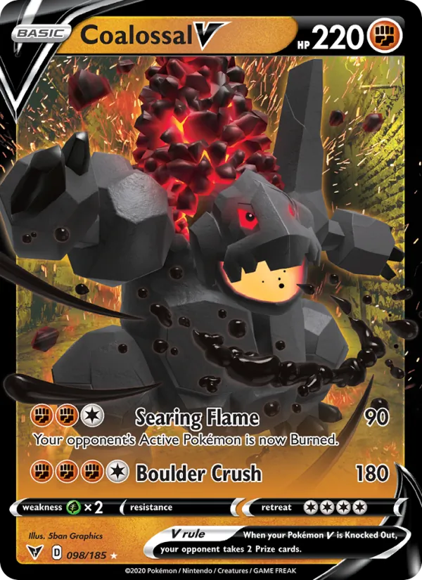 Coalossal V card