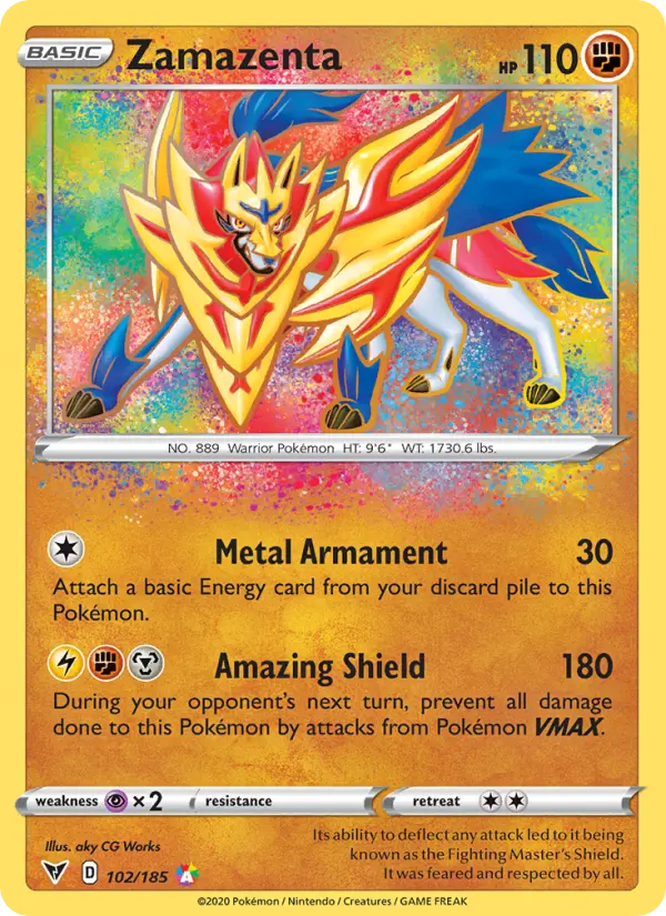 Zamazenta card