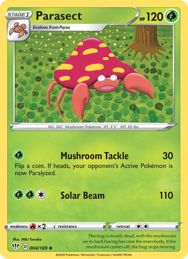 Parasect card
