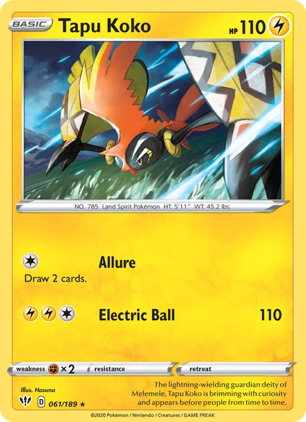 Tapu Koko card