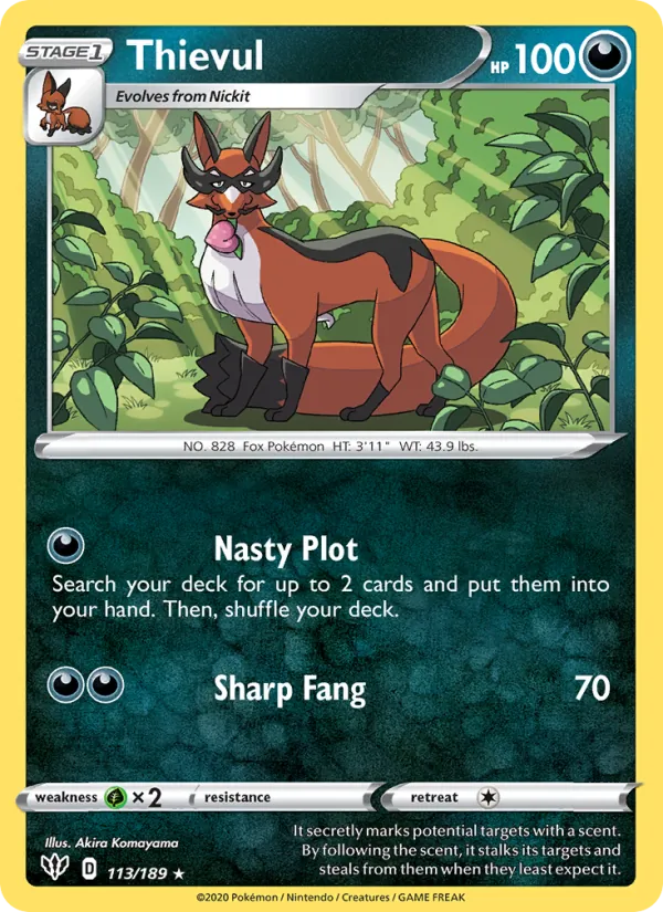Thievul card
