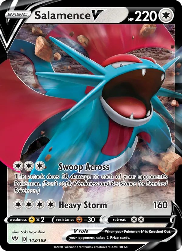 Salamence V card