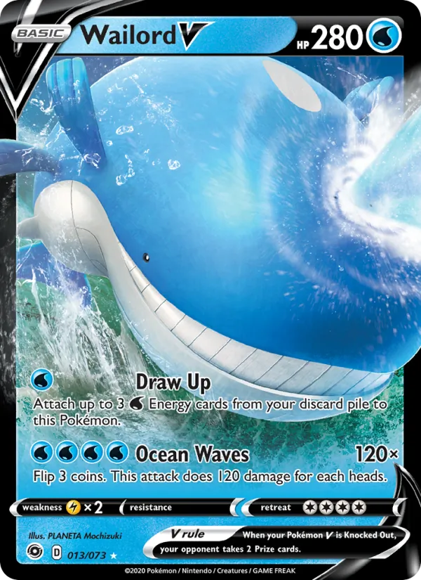 Wailord V card