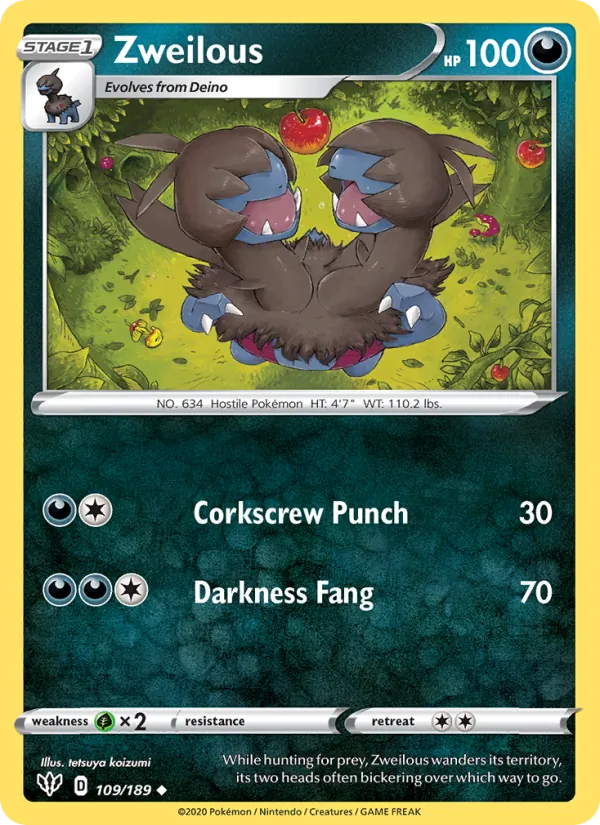 Zweilous card
