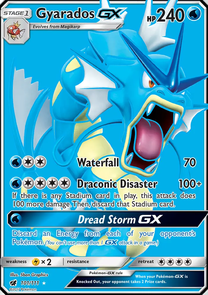 Gyarados GX card
