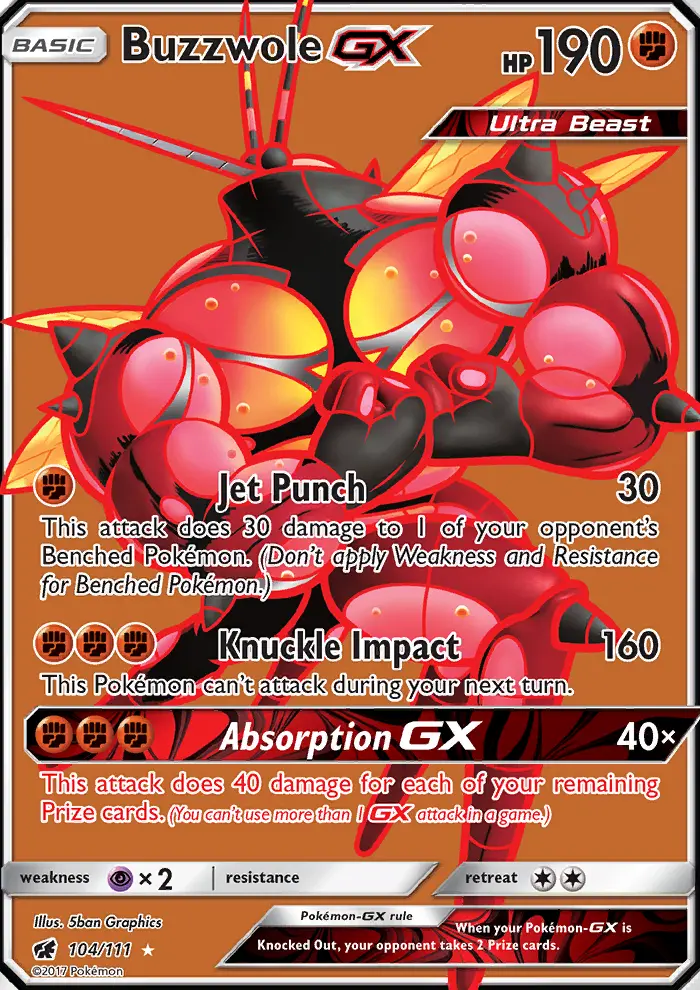Buzzwole GX card