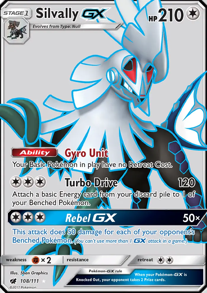 Silvally GX card