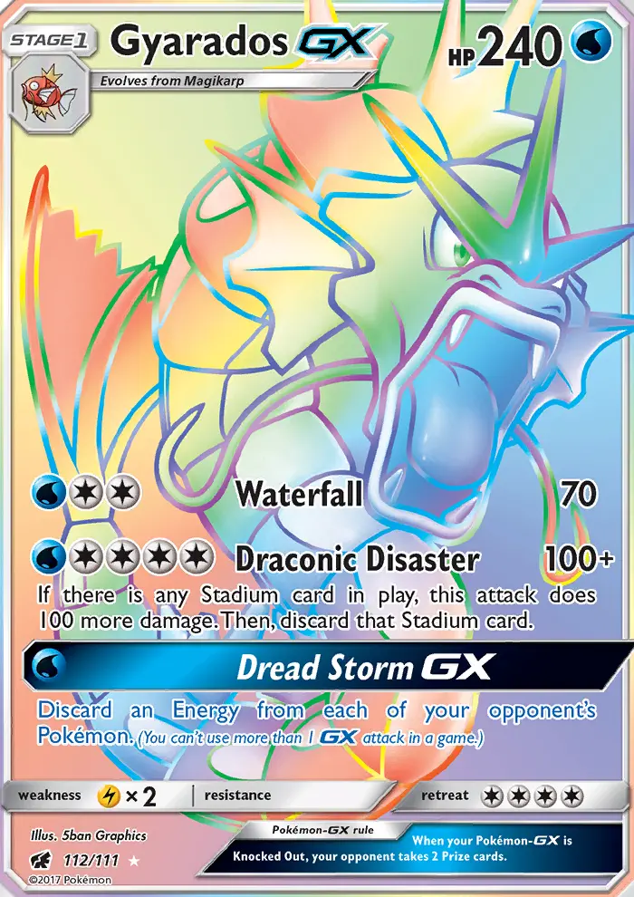 Gyarados GX card