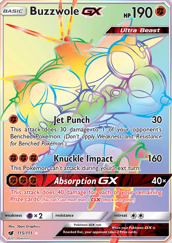 Buzzwole GX card