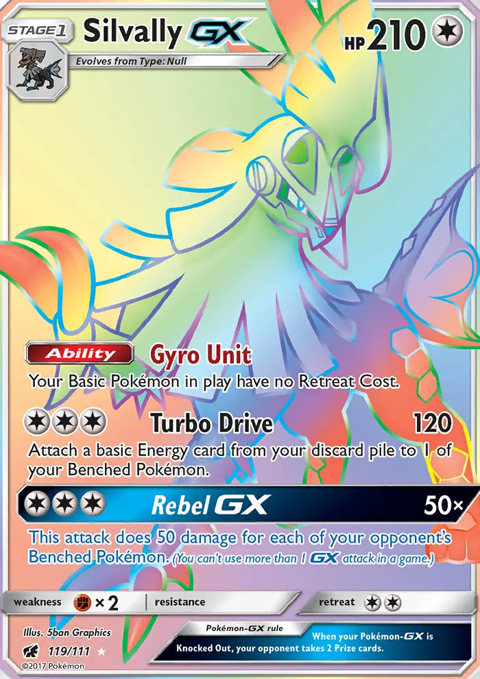 Silvally GX card