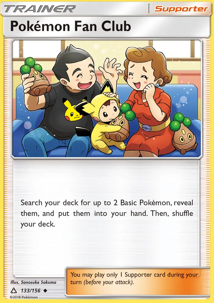 Pokémon Fan Club card