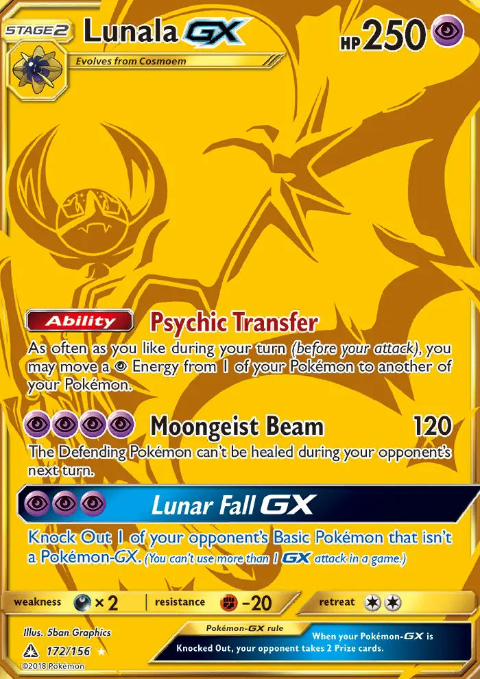Lunala GX card