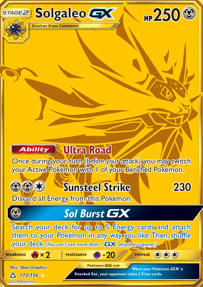 Solgaleo GX card
