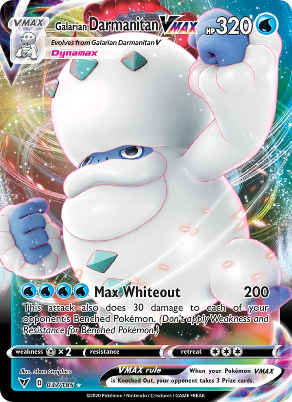 Galarian Darmanitan VMAX card