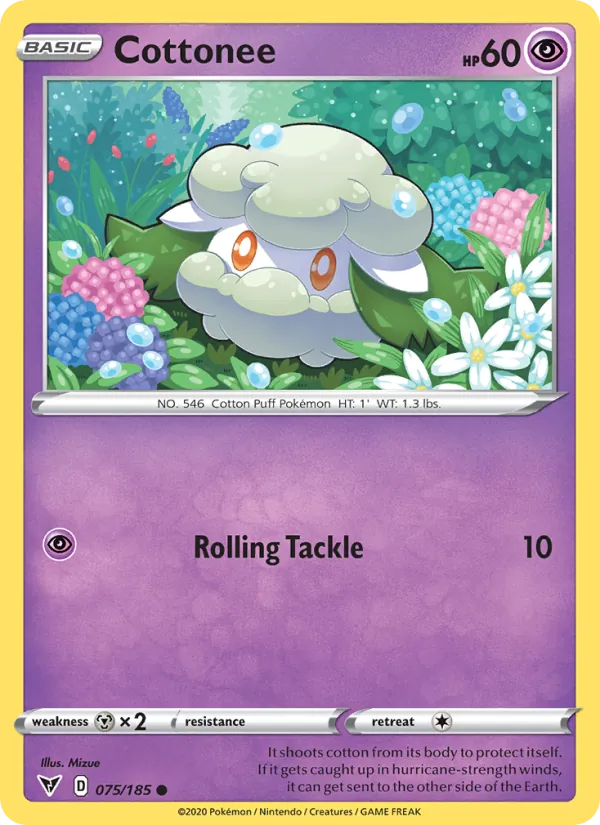 Cottonee card