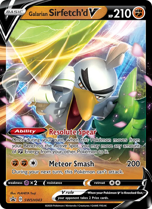 Galarian Sirfetch'd V card