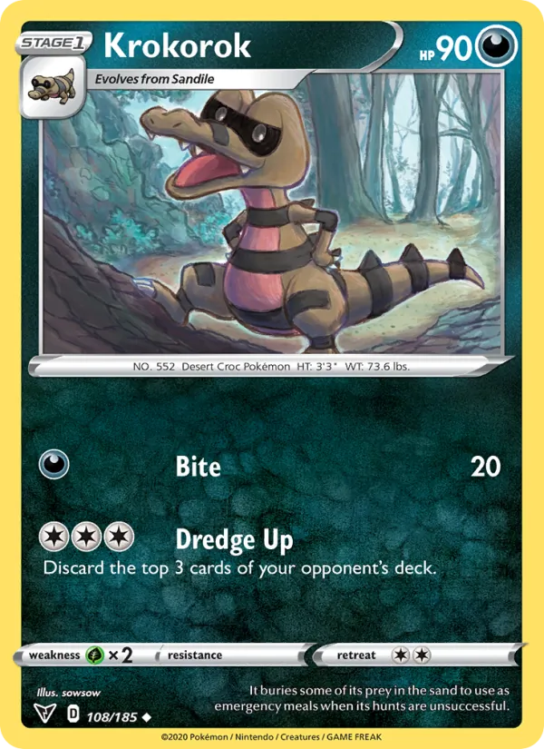 Krokorok card