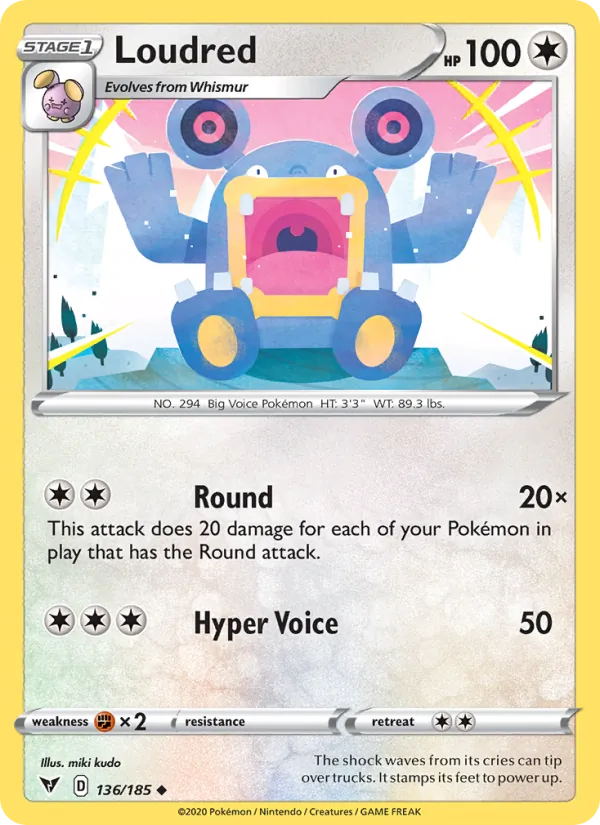 Loudred card