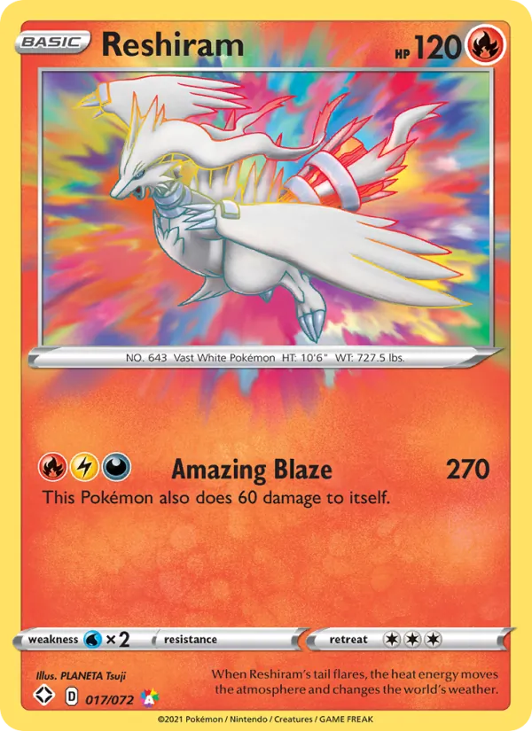 Reshiram card