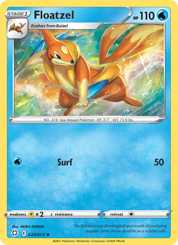 Floatzel card