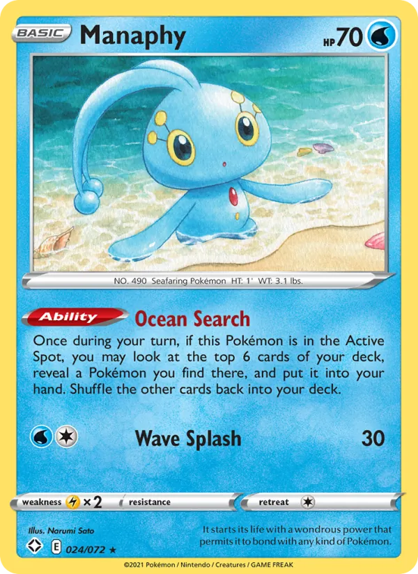 Manaphy card